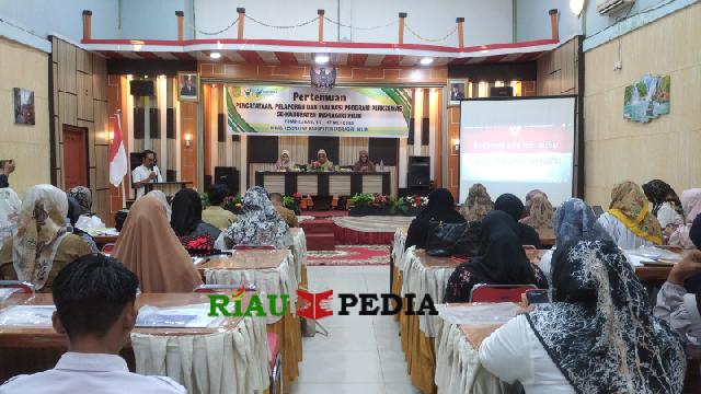 Tingkatkan Kemampuan Pencatatan, Pelaporan dan Evaluasi Perkesmas, Dinkes Inhil Gelar Pertemuan