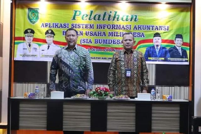 Dinas PMD Inhil Gelar Pelatihan SIA BUMDes se Kabupaten Tahun 2022