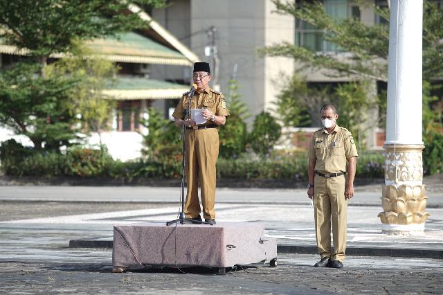 Usai Libur Lebaran, Bupati Inhil HM Wardan Pinta Kedisiplinan ASN