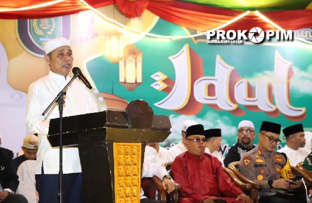 Pj Bupati Inhil Lepas Peserta Pawai Takbir Idul Fitri 1445 H