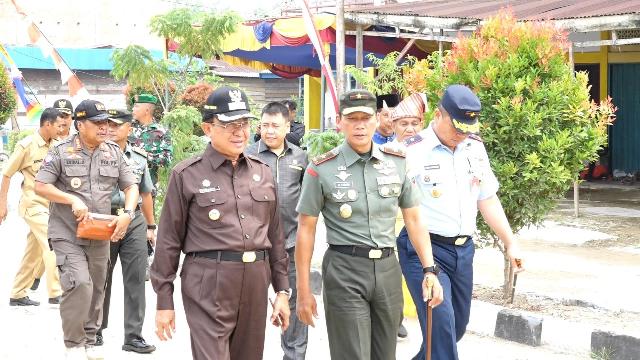 Bupati Inhil dan Masyarakat Apresiasi Keberhasilan TMMD ke 106