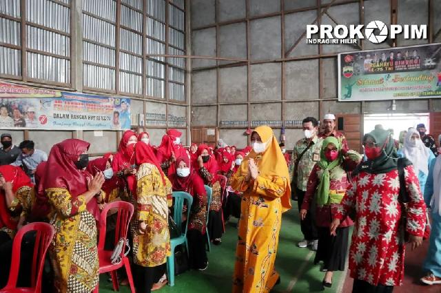 Bunda PAUD Inhil Hadiri Pelantikan Pokja Bunda PAUD dan PC Himpaudi Kecamatan Pelangiran