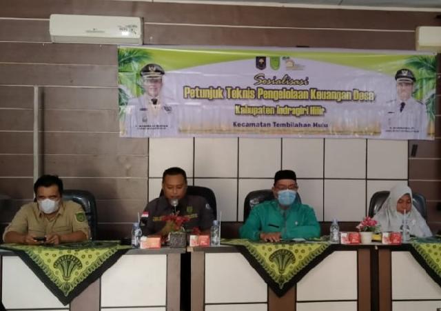 Dipusatkan di Tembilahan Hulu, Tim dari DPMD Inhil Gencar Sosialisasikan PTOPKD