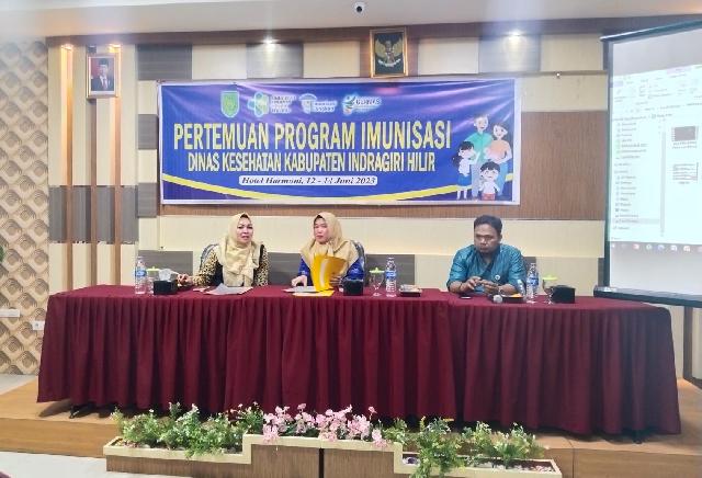 Dinkes Inhil Gelar Pertemuan Imunisasi Tahun 2023