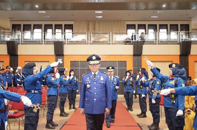 HUT Damkar Ke-104, Bupati Inhil HM Wardan Pinta Tingkatkan Profesionalitas Dalam Pelayanan Kepada Masyarakat