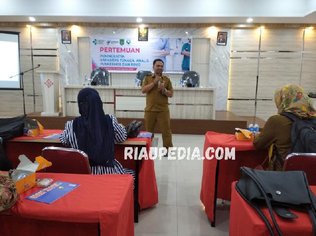 Sekretaris Dinas Kesehatan Kabupaten Indragiri Hilir Buka Secara Resmi Pertemuan Evaluasi Program Tuberkulosis