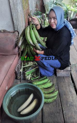 Tim dari Diskop dan UKM Inhil Monitoring ke UMKM Willia di Tembilahan Hulu