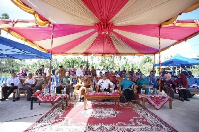 Bupati HM Wardan Resmikan Gedung Baru Puskesmas Kecamatan Mandah