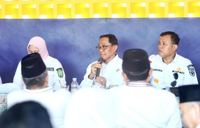 Bupati HM Wardan Laporkan Kondisi Terkini Kabupaten Indragiri Hilir di Hadapan PLT Gubernur Riau
