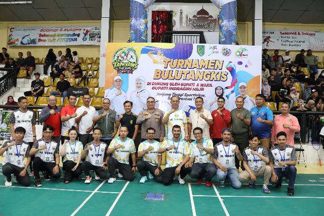 Bupati Herman Buka Tamvans Cup 2026, Dorong Sportivitas dan Prestasi Atlet Inhil