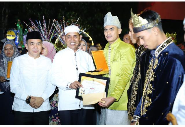 Pj Bupati Inhil Herman Apresiasi Festival Pengantin Sahur khasanah Budaya Desa Pulau Palas