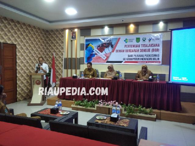 Dinkes Inhil Gelar Pertemuan Tatalaksana DBD dan Pengenalan Aplikasi Surveilans Vektor