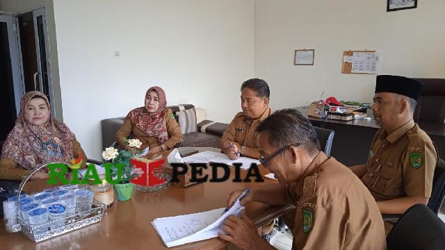 Terima Kunjungan Kemenag Riau, Diskop dan UKM Inhil Bahas Sertifikasi Label Halal UMKM