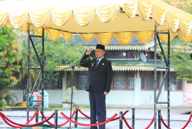 Wakil Bupati Inhil Irup Upacara Hari Pahlawan ke-77 : Pahlawan Jadikan Inspirasi