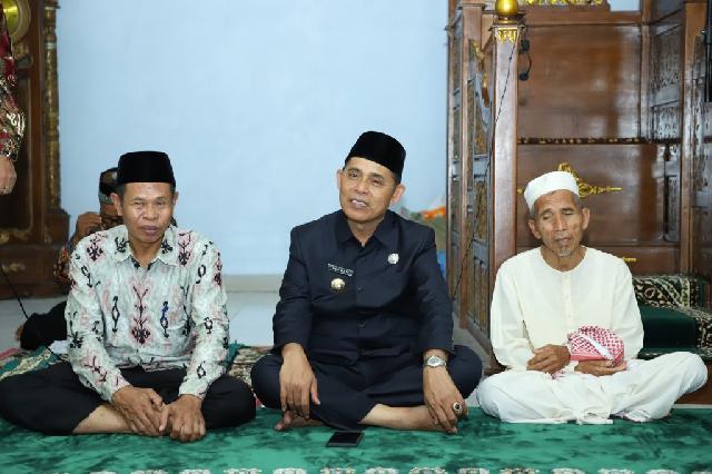 Pj Bupati Inhil Herman Laksanakan Safari Ramadhan Kecamatan Kemuning