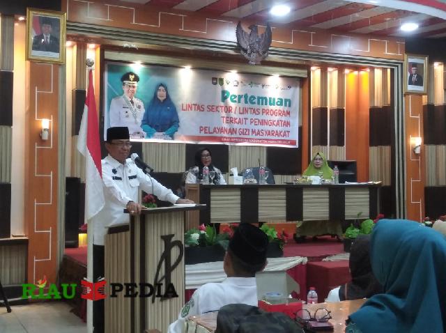 Dibuka Secara Resmi Bupati HM Wardan, Dinkes Inhil Gelar Pertemuan Lintas Sektor dan Program