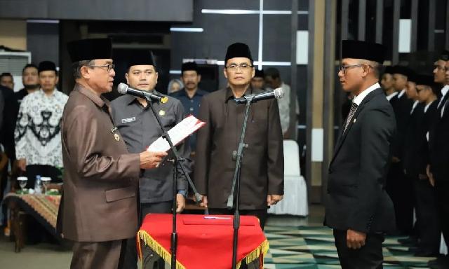 Sebanyak 407 Pejabat Fungsional Guru Kabupaten Indragiri Hilir Dilantik Bupati HM Wardan