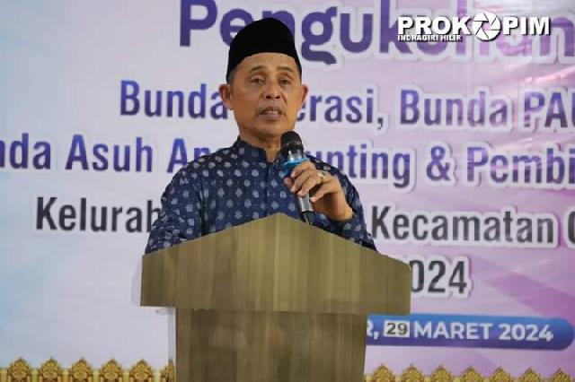 Pj Bupati Hadiri Pengukuhan Bunda Asuh Anak Stunting di Kecamatan Concong