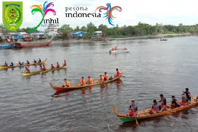 Mengenal Tradisi Pacu Sampan Selodang Gaung di Inhil