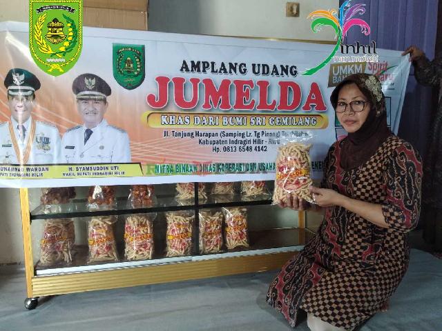 Amplang Udang Jumelda, Cemilan yang Cocok Jadi Buah Tangan