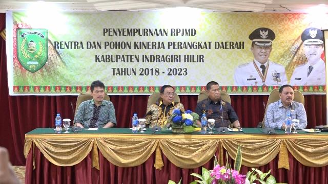 Pemkab Inhil Bahas Sempurnakan  RPJMD dan RENSTRA 2018-2023