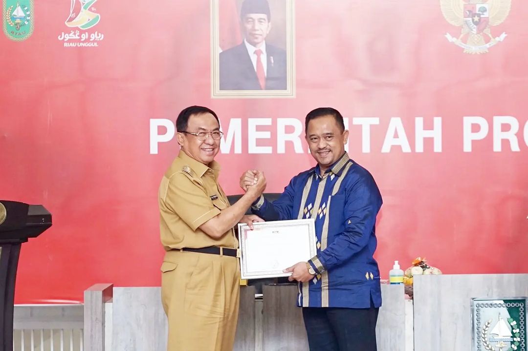 Bupati Inhil Hadiri Rakor Program Pemberantasan Korupsi Terintegrasi Pimpinan KPK – Kepala Daerah Se-Provinsi Riau